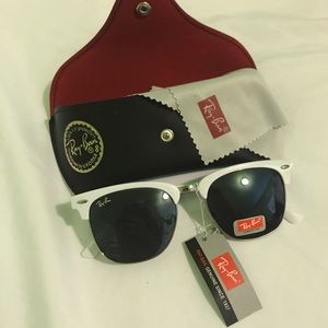 Ray-Ban Accessories - ✨WHITE RAYBAN SUNGLASSES✨ Ray-Ban Accessories - ✨WHITE RAYBAN SUNGLASSES✨